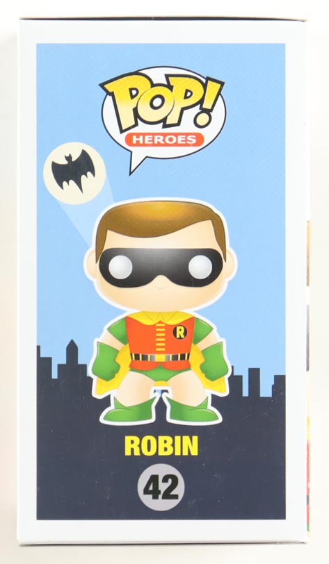 Burt Ward Signed "Batman Classic TV Series" #42 Robin Funko Pop! Vinyl Figure Inscribed "Robin" (PSA) at PristineAuction.com Burt Ward Signed "Batman Classic TV Series" #42 Robin Funko Pop! Vinyl Figure Inscribed "Robin" (PSA) at PristineAuction.com