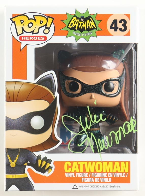 Julie Newmar Signed "Batman Classic TV Series" #43 Catwoman Funko Pop! Vinyl Figure (Beckett) at PristineAuction.com Julie Newmar Signed "Batman Classic TV Series" #43 Catwoman Funko Pop! Vinyl Figure (Beckett) at PristineAuction.com