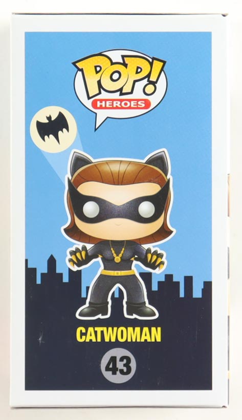 Julie Newmar Signed "Batman Classic TV Series" #43 Catwoman Funko Pop! Vinyl Figure (Beckett) at PristineAuction.com Julie Newmar Signed "Batman Classic TV Series" #43 Catwoman Funko Pop! Vinyl Figure (Beckett) at PristineAuction.com