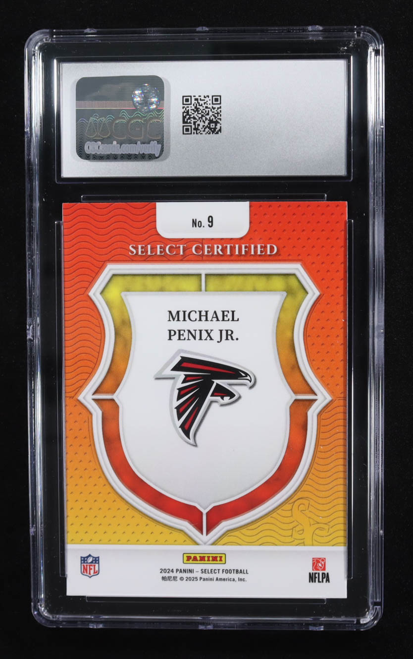 Michael Penix Jr. 2024 Select Select Certified Rookies #9 RC (CGC 10) at PristineAuction.com Michael Penix Jr. 2024 Select Select Certified Rookies #9 RC (CGC 10) at PristineAuction.com