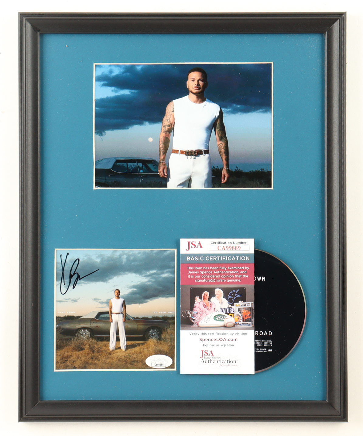 Kane Brown Signed Custom Framed "The High Road" CD Album Insert Display With Disc (JSA) at PristineAuction.com Kane Brown Signed Custom Framed "The High Road" CD Album Insert Display With Disc (JSA) at PristineAuction.com