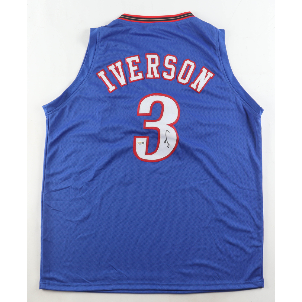 Allen Iverson Signed Jersey (JSA) at PristineAuction.com Allen Iverson Signed Jersey (JSA) at PristineAuction.com