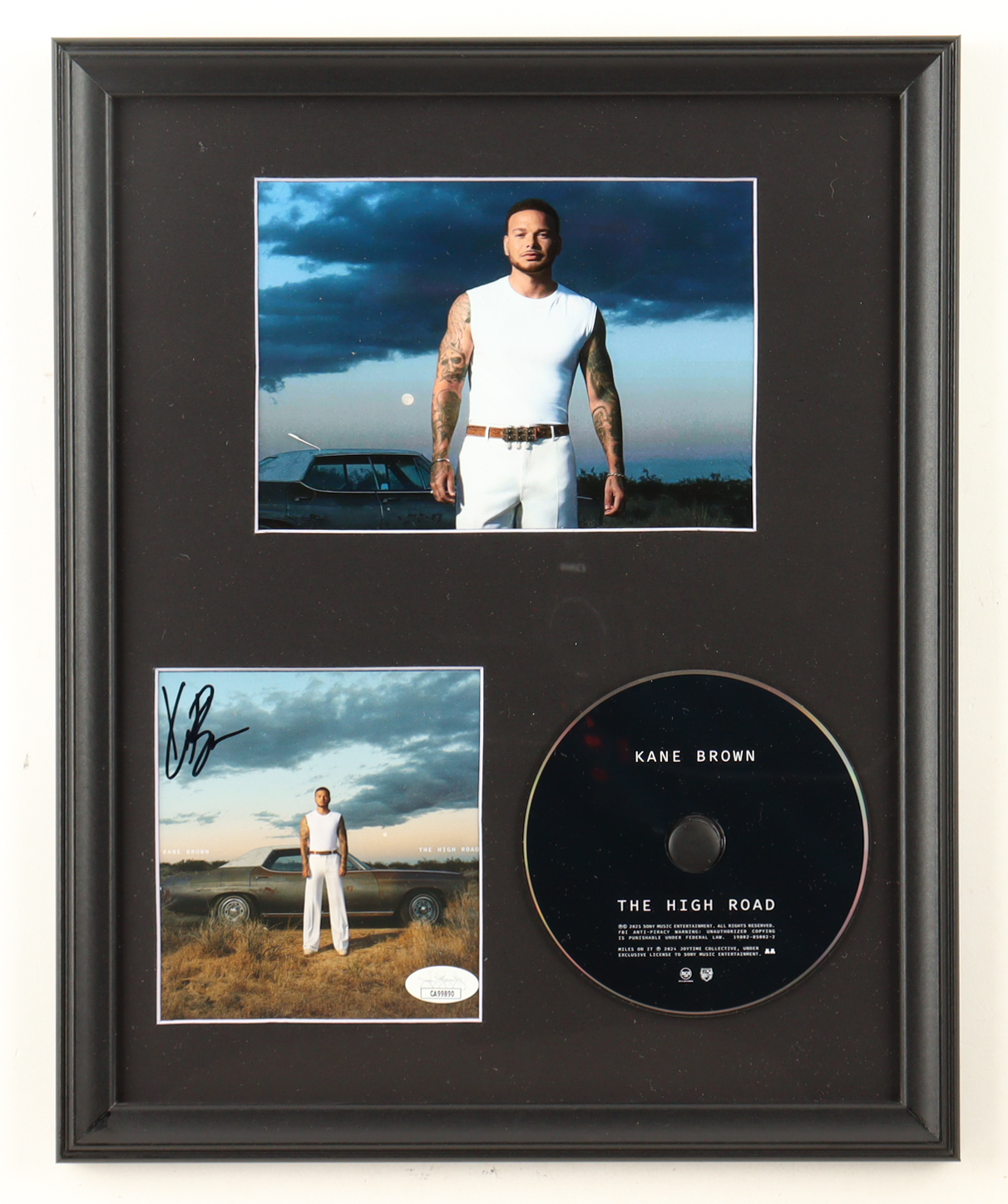 Kane Brown Signed Custom Framed "The High Road" CD Album Insert Display With Disc (JSA) at PristineAuction.com Kane Brown Signed Custom Framed "The High Road" CD Album Insert Display With Disc (JSA) at PristineAuction.com