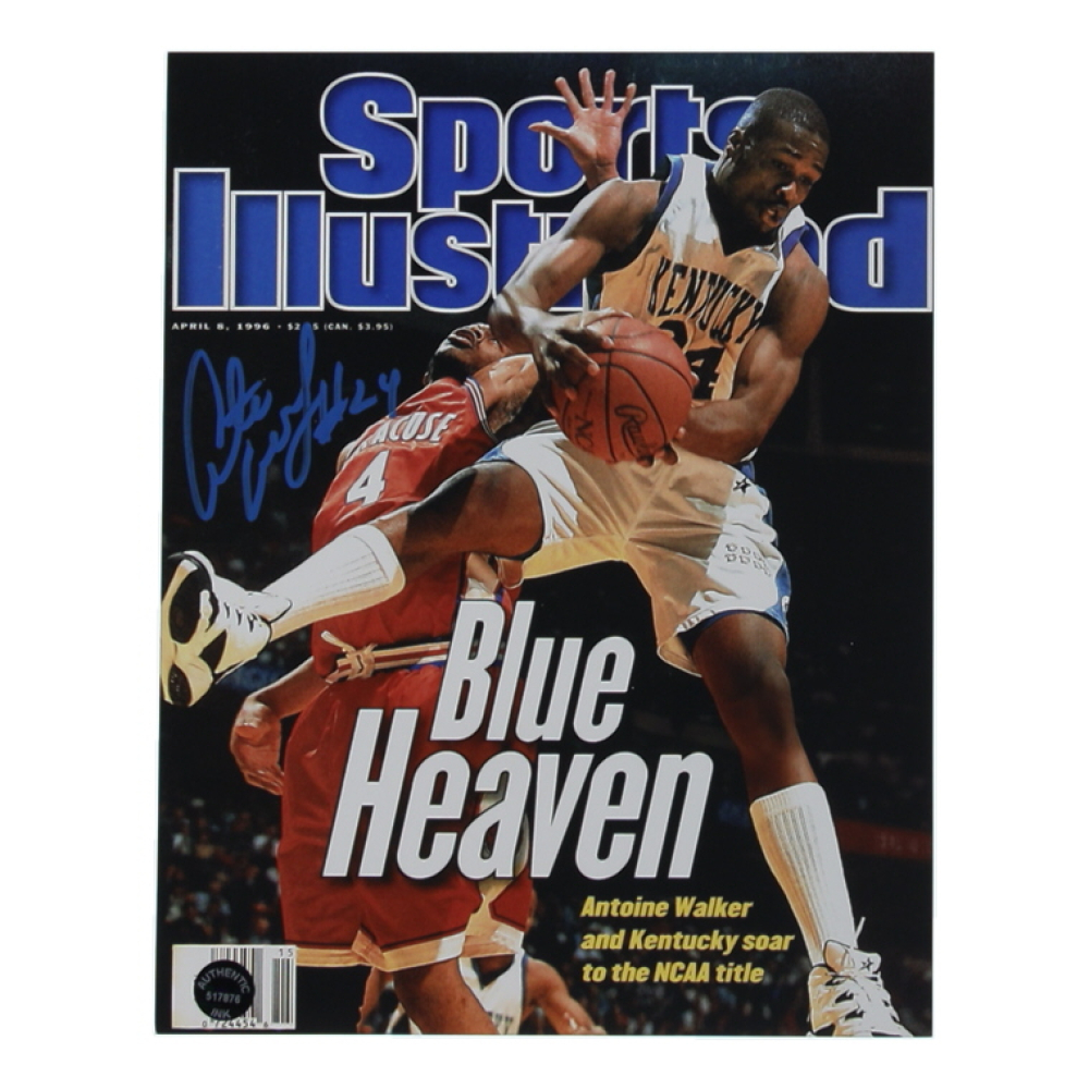 Antoine Walker Signed Kentucky Wildcats 8x10 Photo (Authentic Ink) at PristineAuction.com