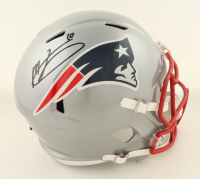 Mac Jones Signed Patriots Full-Size Speed Helmet (Beckett) at PristineAuction.com