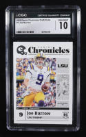 Joe Burrow 2020 Panini Chronicles Draft Picks #1 RC (CGC 10) at PristineAuction.com