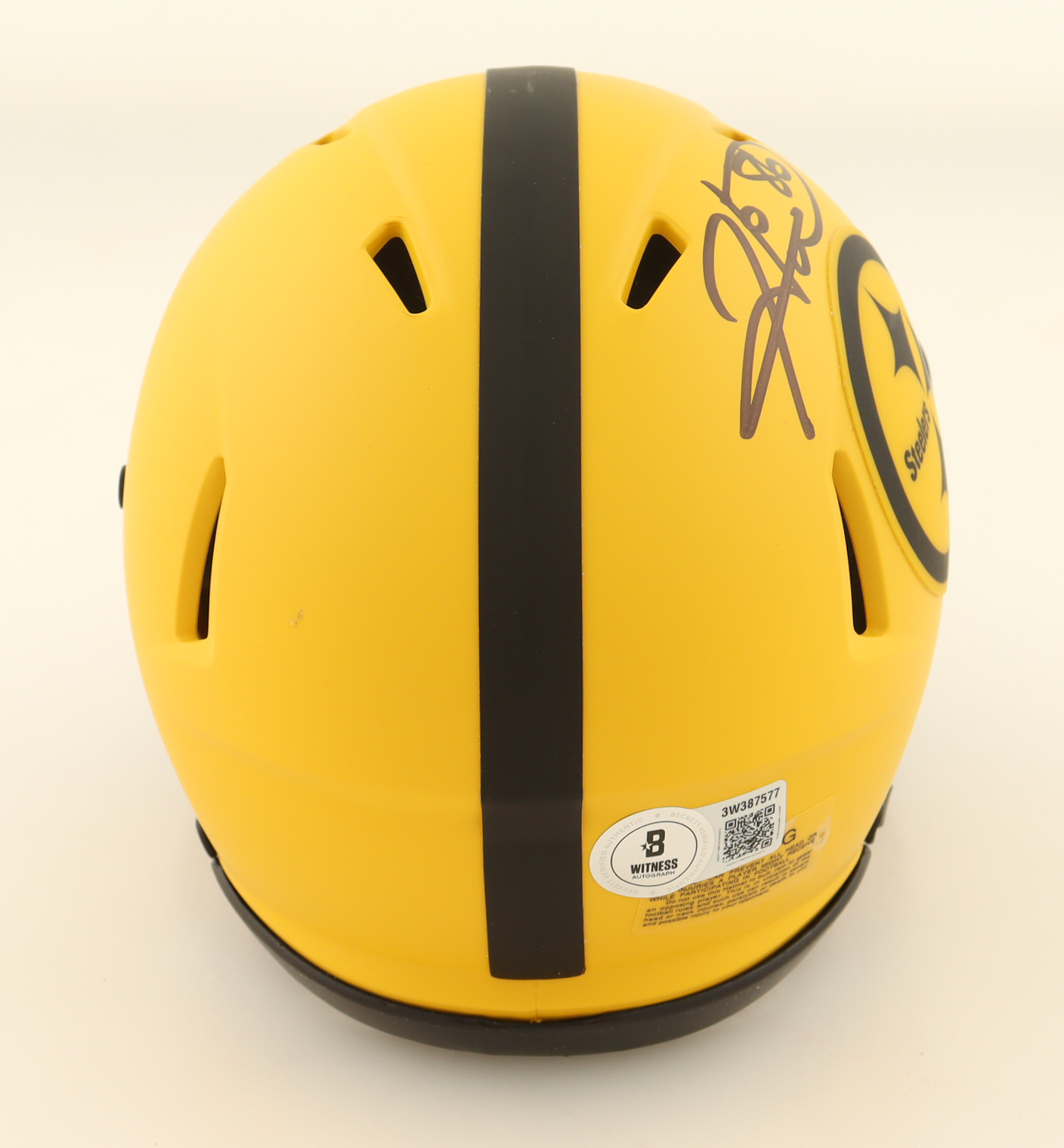 Hines Ward Signed Steelers Rave Alternate Speed Mini Helmet (Beckett) at PristineAuction.com Hines Ward Signed Steelers Rave Alternate Speed Mini Helmet (Beckett) at PristineAuction.com