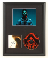 The Weeknd Signed Custom Framed "Hurry Up Tomorrow" CD Album Insert Display With Disc (PSA) at PristineAuction.com