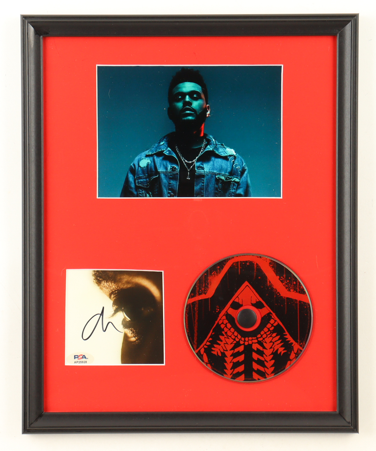 The Weeknd Signed Custom Framed "Hurry Up Tomorrow" CD Album Insert Display With Disc (PSA) at PristineAuction.com The Weeknd Signed Custom Framed "Hurry Up Tomorrow" CD Album Insert Display With Disc (PSA) at PristineAuction.com