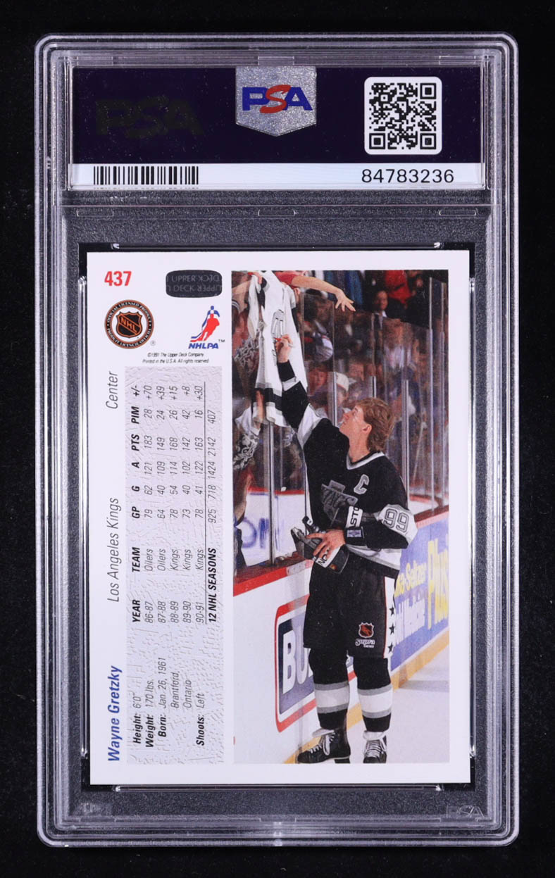 Wayne Gretzky 1991-92 Upper Deck #437 (PSA 10) at PristineAuction.com Wayne Gretzky 1991-92 Upper Deck #437 (PSA 10) at PristineAuction.com