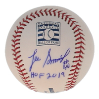 Lee Smith Signed OML Hall of Fame Logo Baseball Inscribed "HOF 2019" (Beckett) at PristineAuction.com