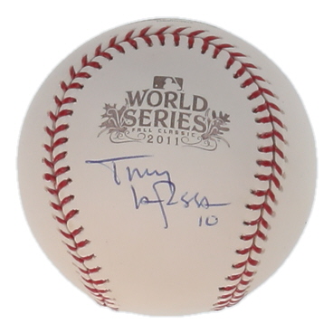 Tony La Russa Signed 2011 World Series Logo Baseball (JSA) at PristineAuction.com Tony La Russa Signed 2011 World Series Logo Baseball (JSA) at PristineAuction.com