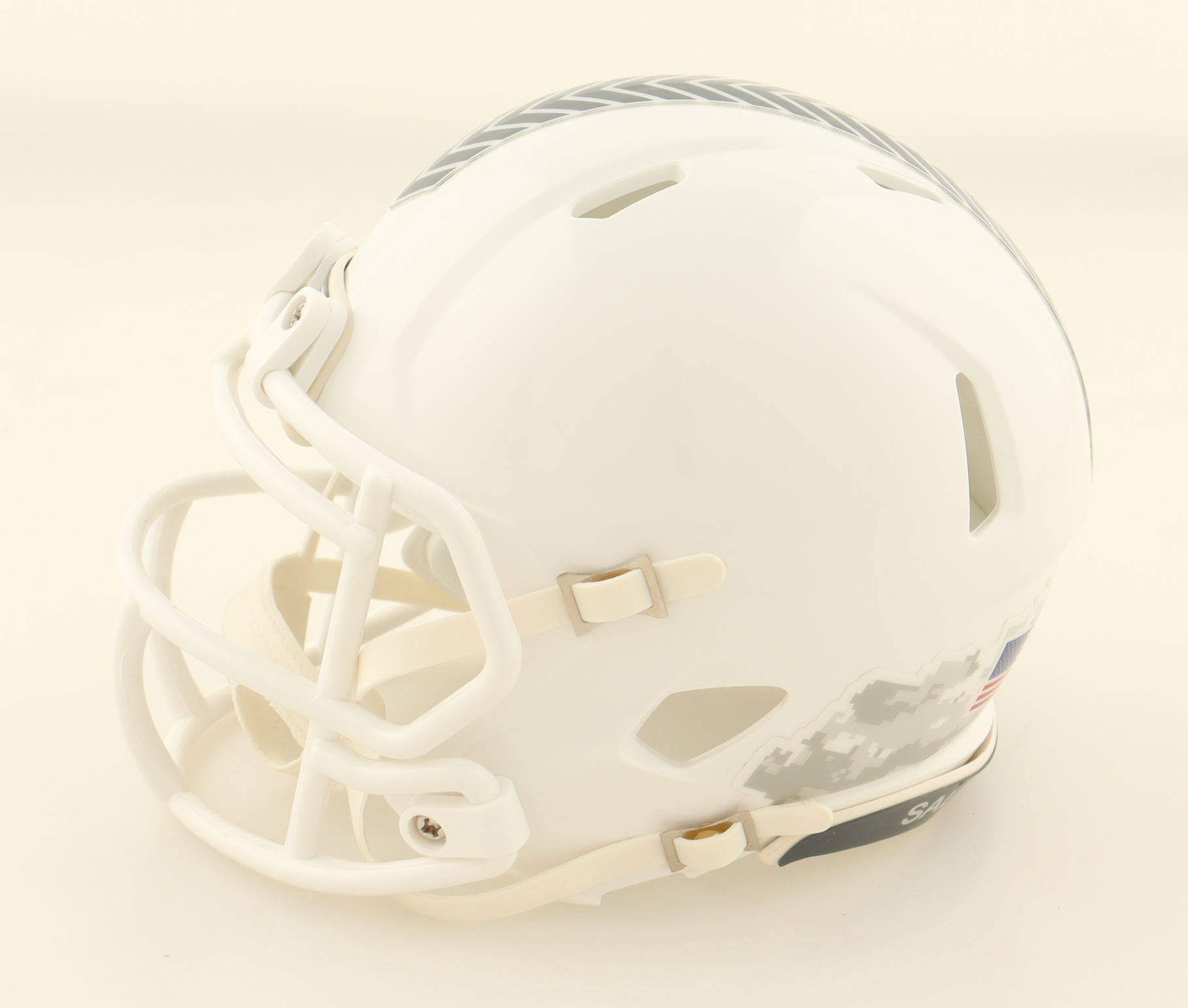 Pat Freiermuth Signed Steelers Salute To Service Alternate Speed Mini Helmet (Beckett) at PristineAuction.com Pat Freiermuth Signed Steelers Salute To Service Alternate Speed Mini Helmet (Beckett) at PristineAuction.com