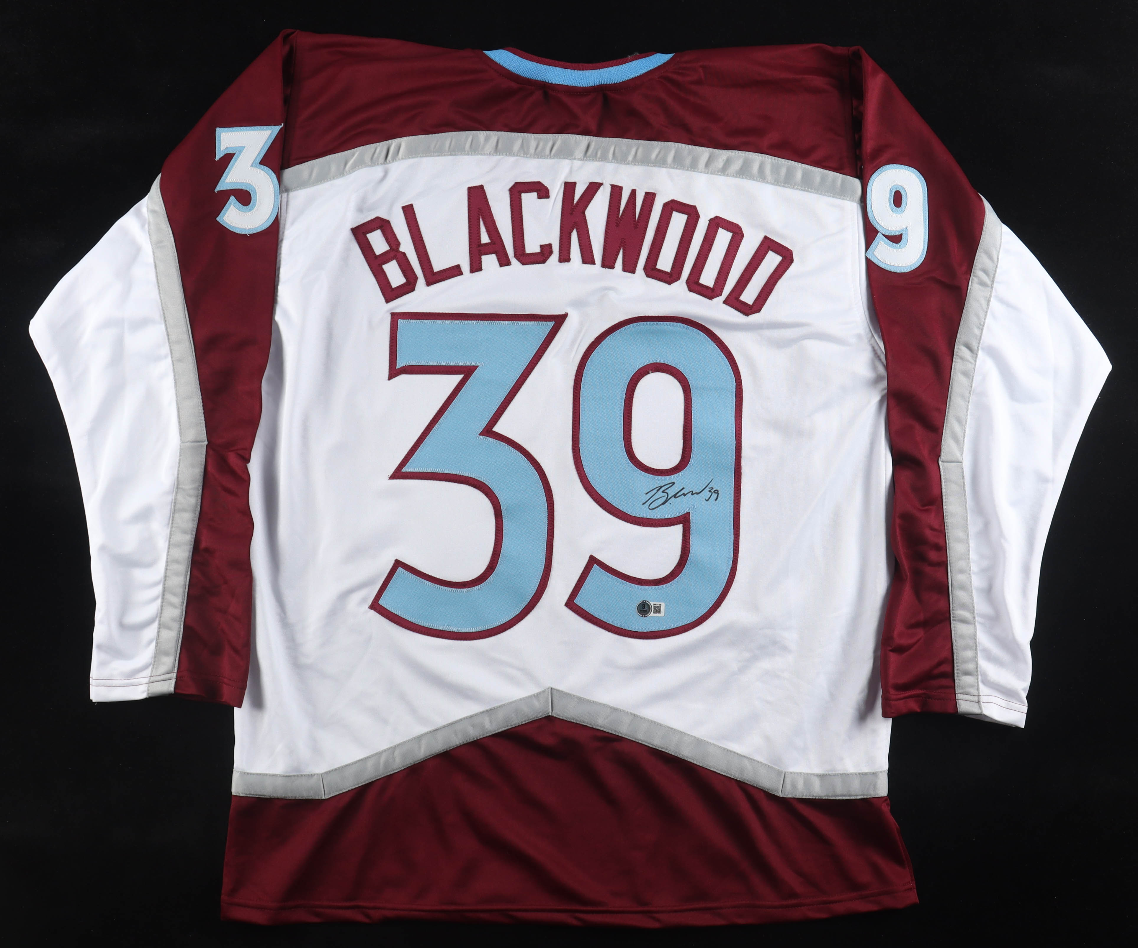 Mackenzie Blackwood Signed Jersey (Beckett) at PristineAuction.com Mackenzie Blackwood Signed Jersey (Beckett) at PristineAuction.com