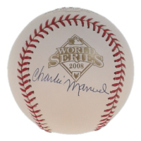 Charlie Manuel Signed 2008 World Series Baseball (PSA) at PristineAuction.com
