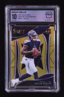 Malik Willis 2021 Panini Select 2022 XRC Gold Prizm #403 RC #02/10 (Arena Club 10) at PristineAuction.com