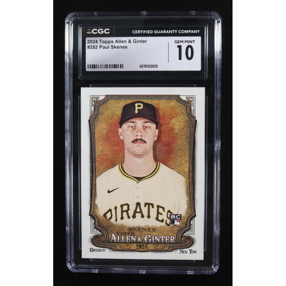 Paul Skenes 2024 Topps Allen and Ginter #282 RC (CGC 10) at PristineAuction.com