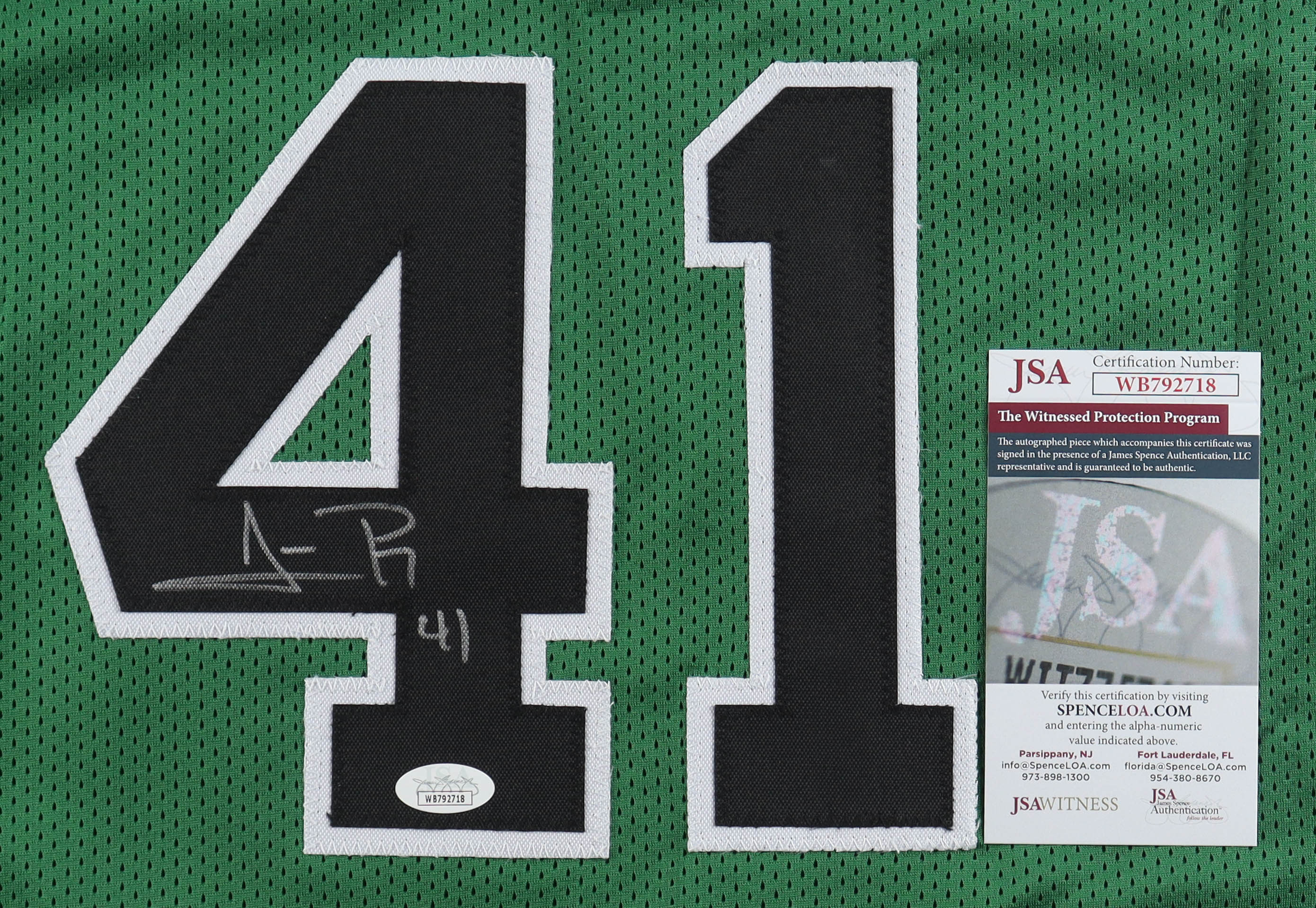 James Posey Signed Jersey (JSA) at PristineAuction.com James Posey Signed Jersey (JSA) at PristineAuction.com