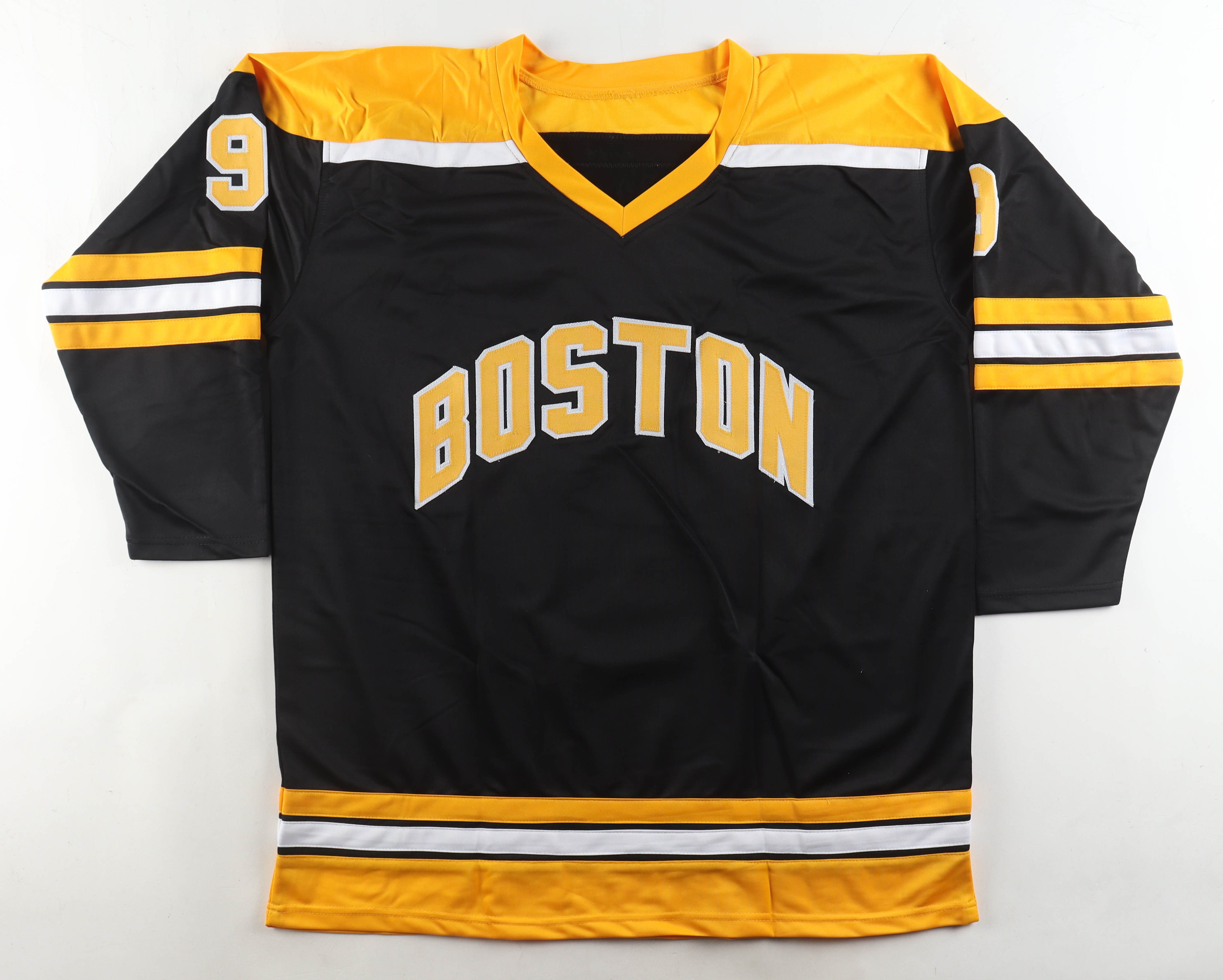 Johnny Bucyk Signed Jersey Inscribed "H.O.F. 1981" (JSA) at PristineAuction.com Johnny Bucyk Signed Jersey Inscribed "H.O.F. 1981" (JSA) at PristineAuction.com