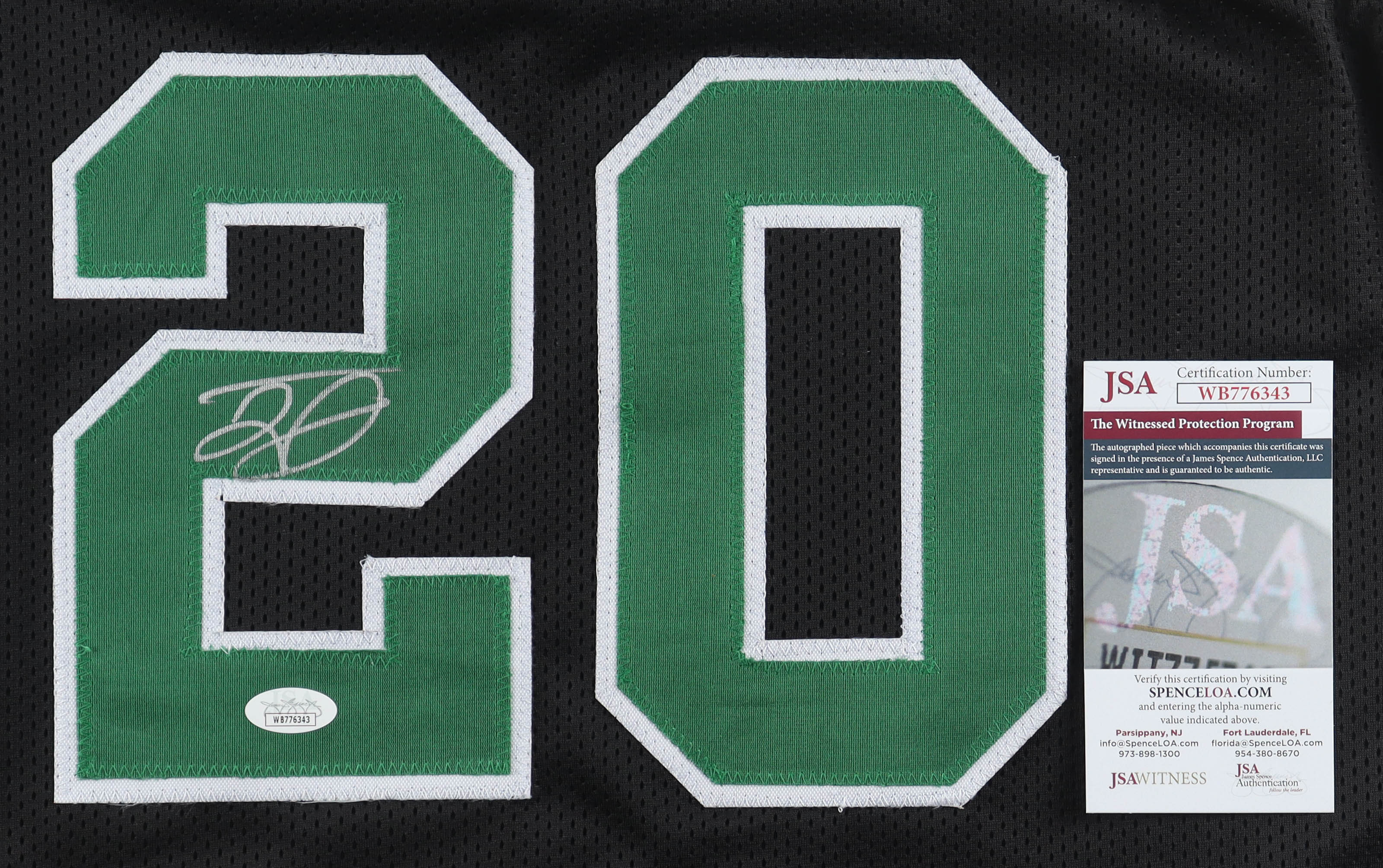 JD Davison Signed Jersey (JSA) at PristineAuction.com JD Davison Signed Jersey (JSA) at PristineAuction.com