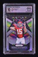 Patrick Mahomes II 2017 Panini Prizm Instant Impact #8 RC (Arena Club 10) at PristineAuction.com