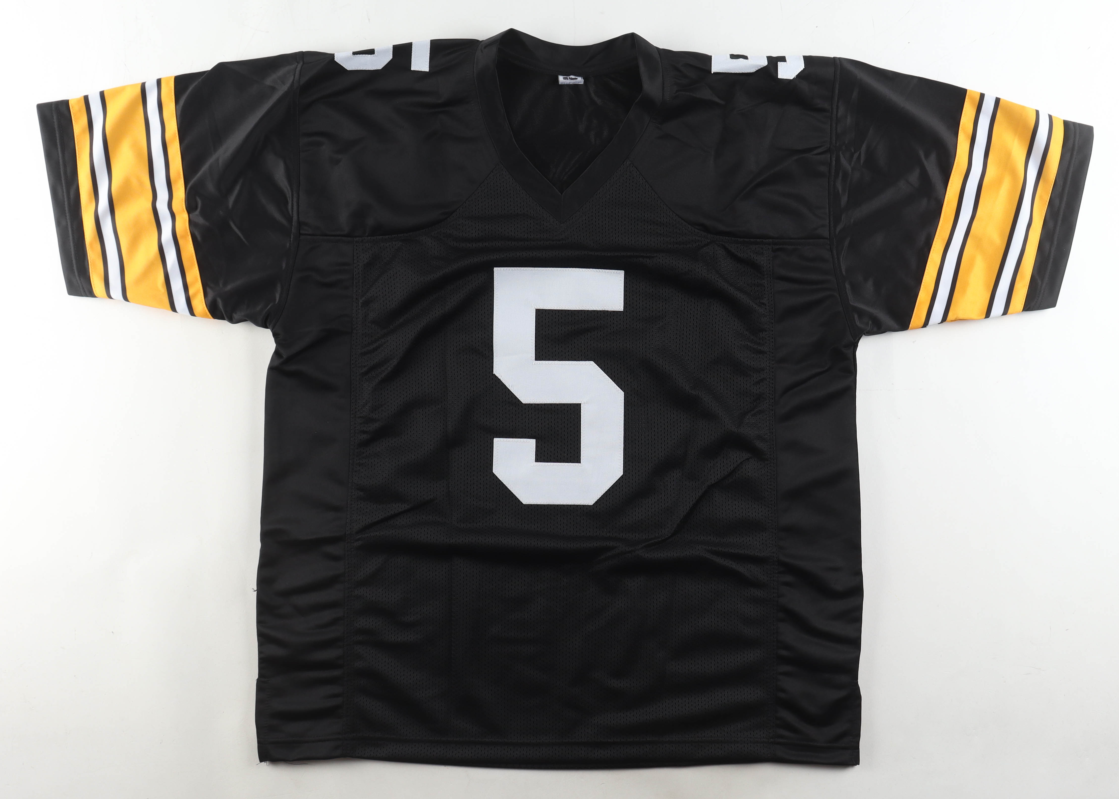 Terry Hanratty Signed Jersey Inscribed "SB IX & X" (JSA) at PristineAuction.com Terry Hanratty Signed Jersey Inscribed "SB IX & X" (JSA) at PristineAuction.com