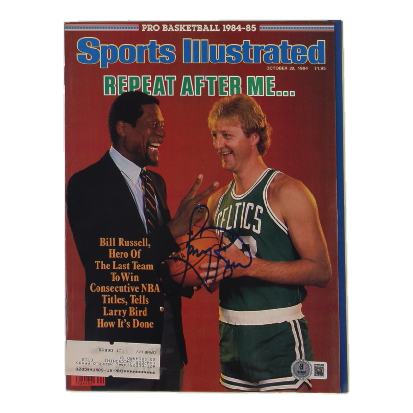 Larry Bird Signed 1984 Sports Illustrated Magazine (Beckett) at PristineAuction.com Larry Bird Signed 1984 Sports Illustrated Magazine (Beckett) at PristineAuction.com