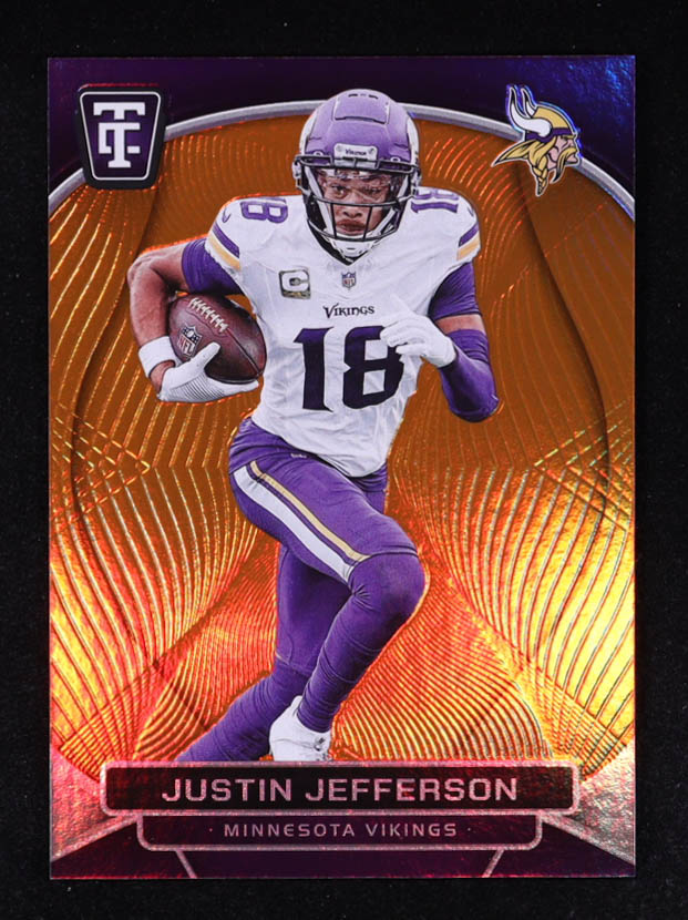 Justin Jefferson 2024 Totally Certified Mirror Platinum Orange #60 #17/99 at PristineAuction.com Justin Jefferson 2024 Totally Certified Mirror Platinum Orange #60 #17/99 at PristineAuction.com