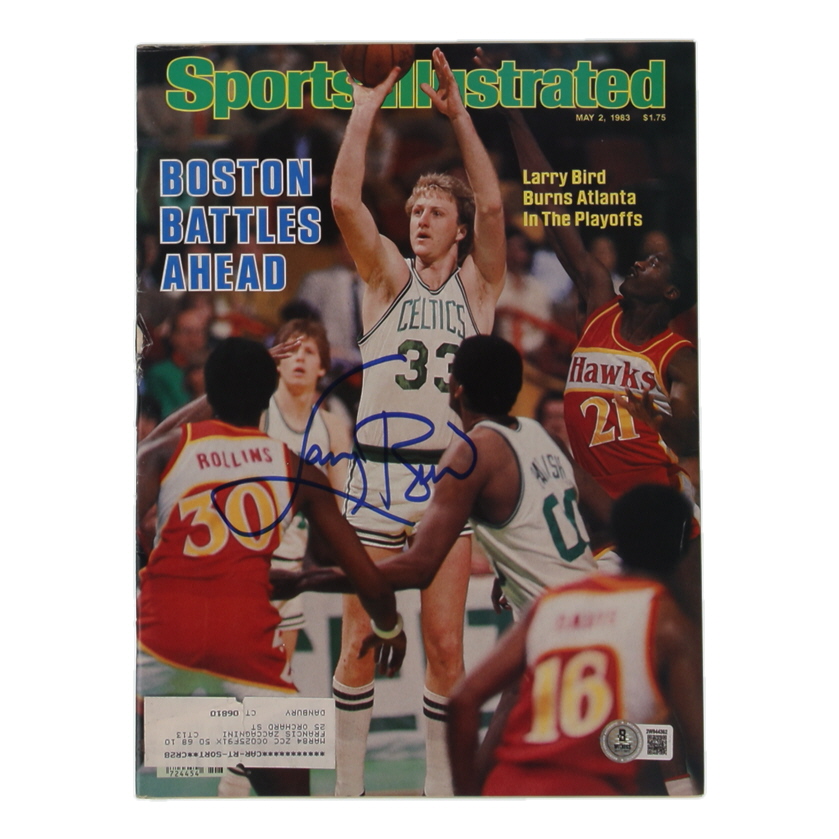 Larry Bird Signed 1983 Sports Illustrated Magazine (Beckett) at PristineAuction.com Larry Bird Signed 1983 Sports Illustrated Magazine (Beckett) at PristineAuction.com