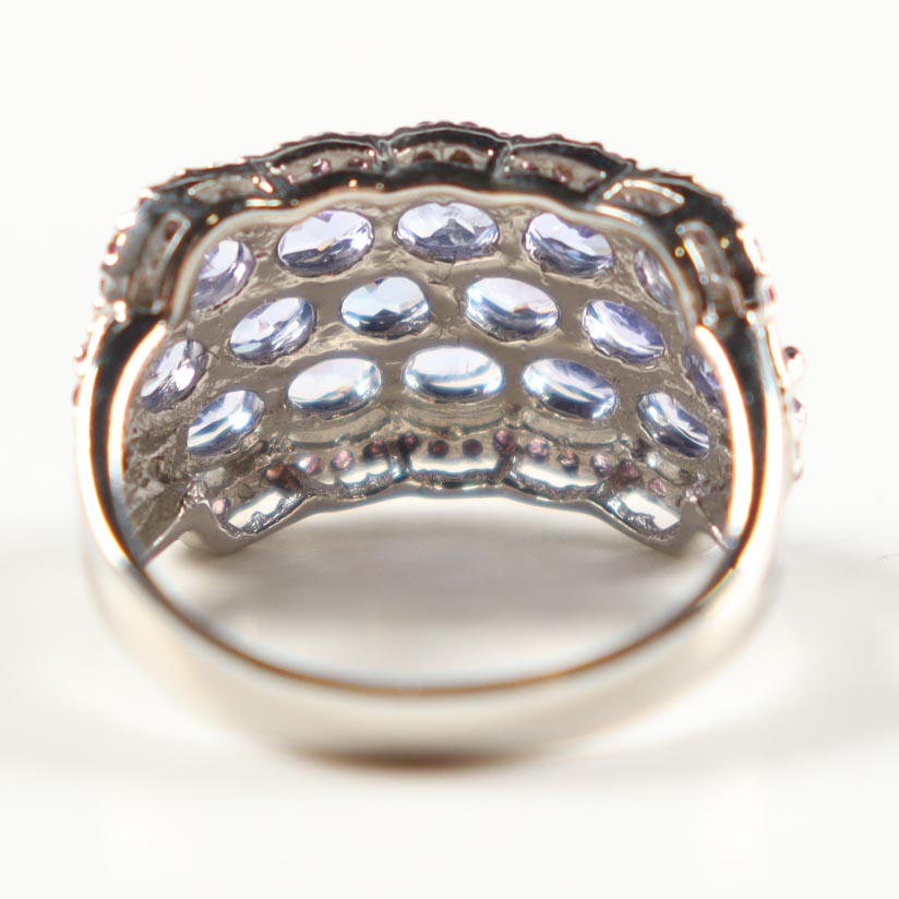 New 4.3 CTW Tanzanite & Rhodolite Ring | Estimated Retail Value: $2,500 (UGL) at PristineAuction.com New 4.3 CTW Tanzanite & Rhodolite Ring | Estimated Retail Value: $2,500 (UGL) at PristineAuction.com
