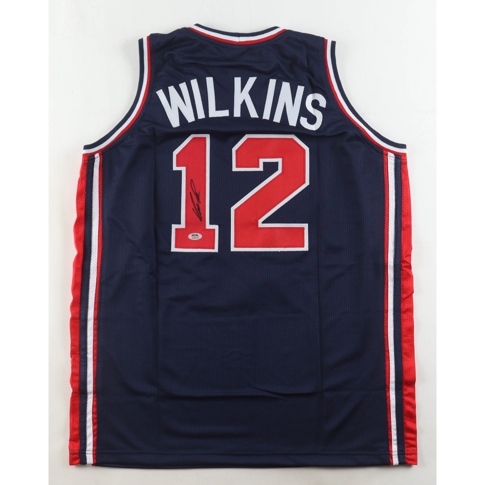 Dominique Wilkins Signed Jersey (PSA) at PristineAuction.com