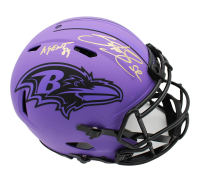 Steve Smith Sr. Signed Ravens Full-Size Authentic On-Field Rave Alternate Speed Helmet Inscribed "Agent 89" (Radtke) at PristineAuction.com