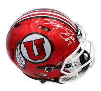 Steve Smith Sr. Signed Utah Utes Full-Size Authentic On-Field Speed Helmet (Radtke) at PristineAuction.com