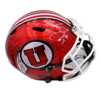 Steve Smith Sr. Signed Utah Utes Full-Size Speed Helmet (Radtke) at PristineAuction.com