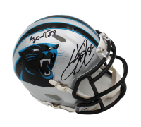 Steve Smith Sr. Signed Panthers Speed Mini Helmet Inscribed "Agent 89" (Radtke) at PristineAuction.com