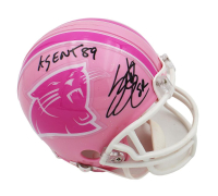Steve Smith Sr. Signed Panthers Alternate Mini Helmet Inscribed "Agent 89" (Radtke) at PristineAuction.com