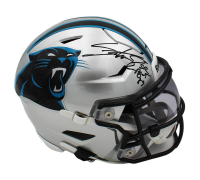 Steve Smith Sr. Signed Panthers Full-Size Authentic On-Field Speedflex Helmet Inscribed "Agent 89" (Radtke) at PristineAuction.com