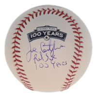 Joe Castiglione Signed OML Fenway Park 100th Anniversary Baseball Inscribed "Red Sox 100 Years" (JSA) at PristineAuction.com