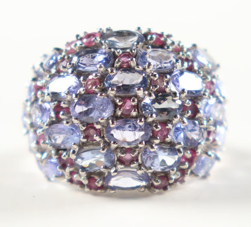 New 6.2 CTW Tanzanite & Rhodolite Ring | Estimated Retail Value: $2,550 (UGL) at PristineAuction.com New 6.2 CTW Tanzanite & Rhodolite Ring | Estimated Retail Value: $2,550 (UGL) at PristineAuction.com