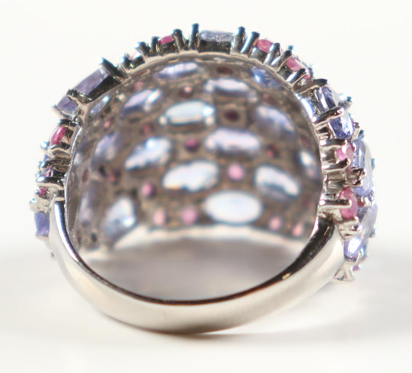New 6.2 CTW Tanzanite & Rhodolite Ring | Estimated Retail Value: $2,550 (UGL) at PristineAuction.com New 6.2 CTW Tanzanite & Rhodolite Ring | Estimated Retail Value: $2,550 (UGL) at PristineAuction.com