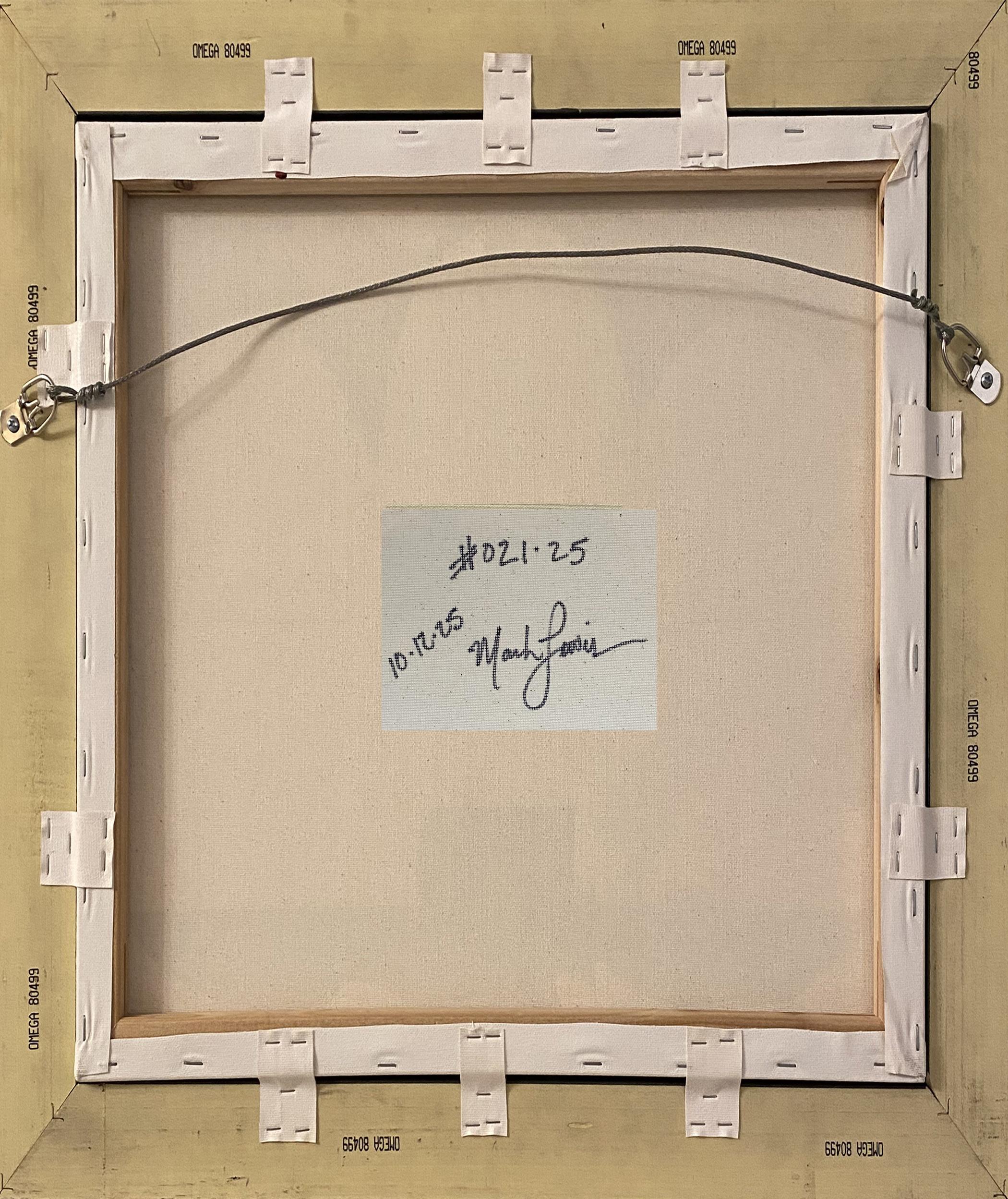 Mark Lewis Custom Framed Original Painting On Canvas #021-25 (Lewis) at PristineAuction.com Mark Lewis Custom Framed Original Painting On Canvas #021-25 (Lewis) at PristineAuction.com