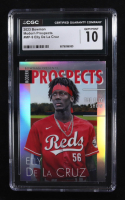 Elly De La Cruz 2023 Bowman Chrome Modern Prospect #MP9 RC (CGC 10) at PristineAuction.com