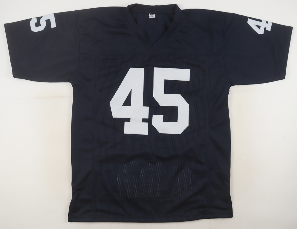 Rudy Ruettiger Signed Movie Quote Jersey Inscribed "Never Quit" (Beckett) at PristineAuction.com Rudy Ruettiger Signed Movie Quote Jersey Inscribed "Never Quit" (Beckett) at PristineAuction.com