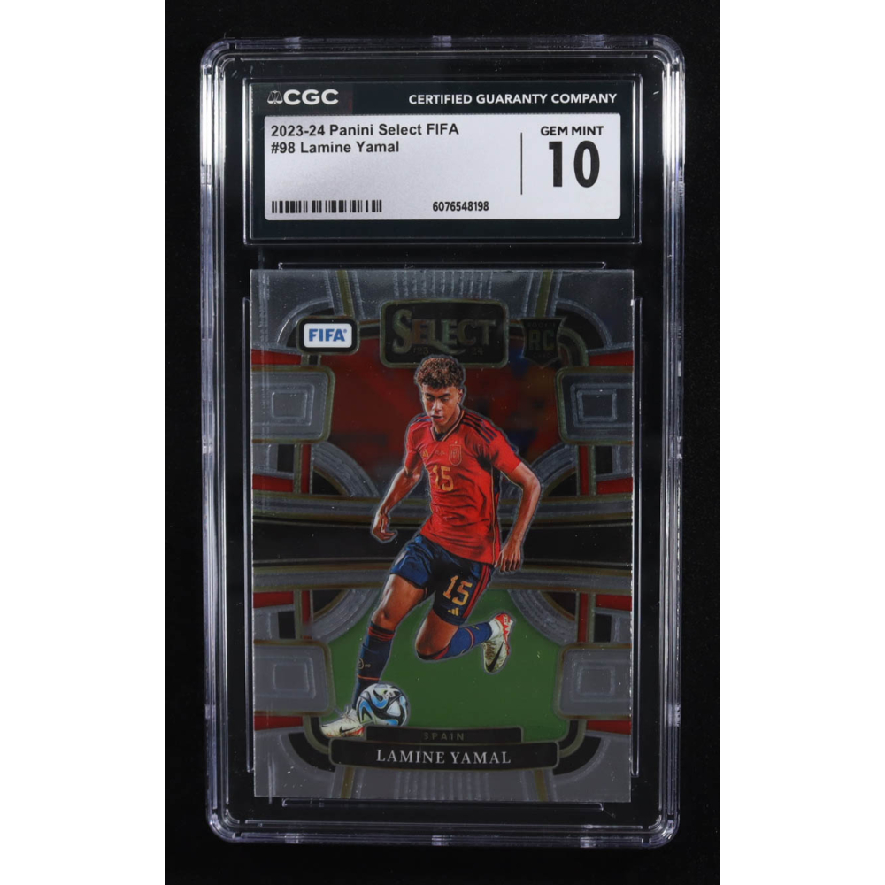 Lamine Yamal 2023-24 Select FIFA #98 RC (CGC 10) at PristineAuction.com