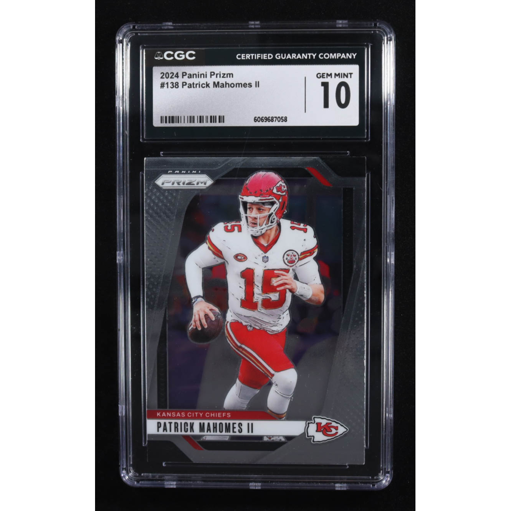 Patrick Mahomes II 2024 Panini Prizm #138 (CGC 10) at PristineAuction.com
