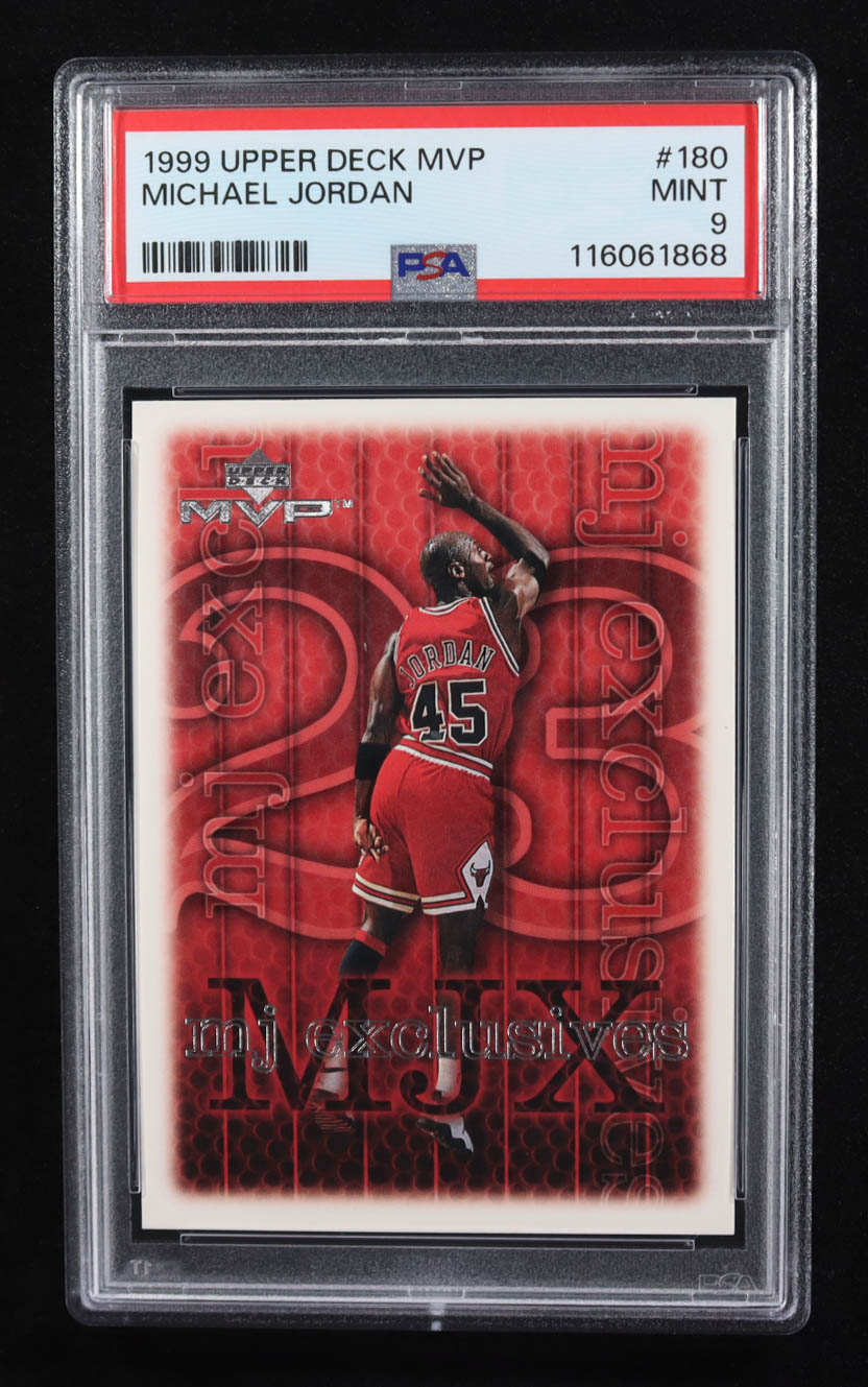 Michael Jordan 1999 Upper Deck MVP #180 (PSA 9) at PristineAuction.com Michael Jordan 1999 Upper Deck MVP #180 (PSA 9) at PristineAuction.com