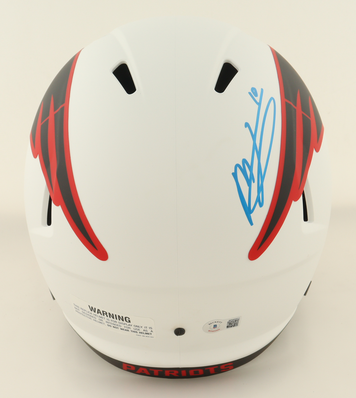 Mac Jones Signed Patriots Full-Size Lunar Eclipse Alternate Speed Helmet (Beckett) at PristineAuction.com Mac Jones Signed Patriots Full-Size Lunar Eclipse Alternate Speed Helmet (Beckett) at PristineAuction.com