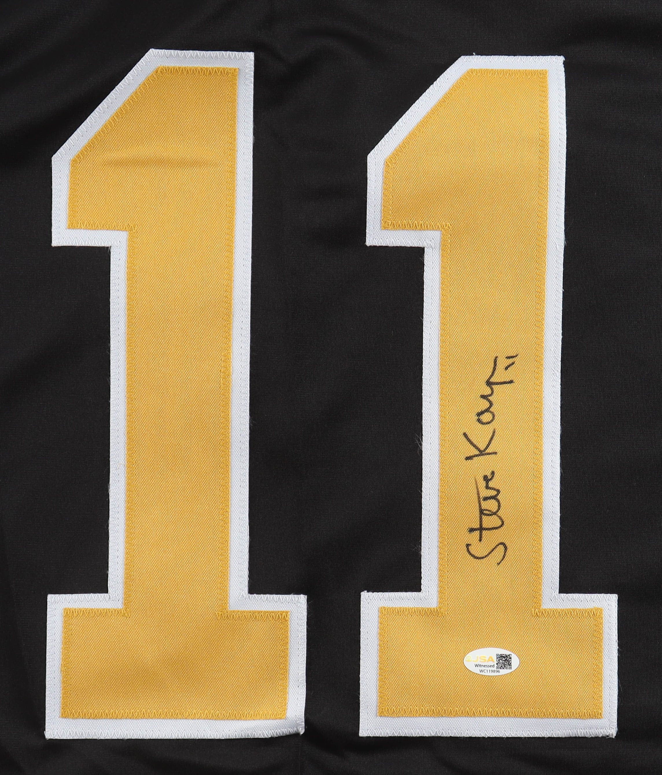 Steve Kasper Signed Jersey (JSA) at PristineAuction.com Steve Kasper Signed Jersey (JSA) at PristineAuction.com