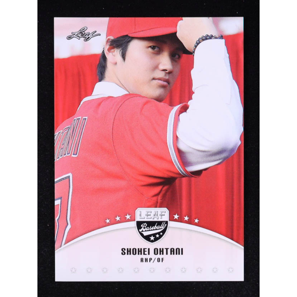 Shohei Ohtani 2018 Leaf Ohtani Baseball #LB01 RC at PristineAuction.com