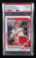 Patrick Mahomes II 2024 Panini Donruss Threads #DTHPMA (PSA 8) at PristineAuction.com